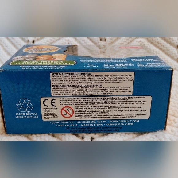 Zhu Zhu Pets Toy Stinker The Skunk Woodland Creatures 2010 New Cepia - Picture 5 of 5